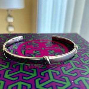 NEW Tory Burch silver bangle